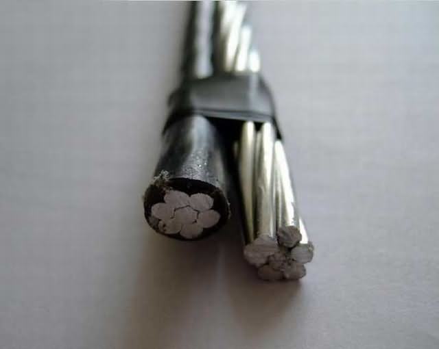 0.6/1kv 1*25mm2 Insulated Phase Core with Natural Core 25mm2 Bare Aluminum Conductor ABC Cable