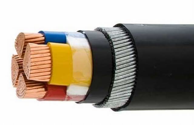  4 ОСНОВНЫХ XLPE 0.6/1кв изолированных медных бронированные подземных электрического кабеля