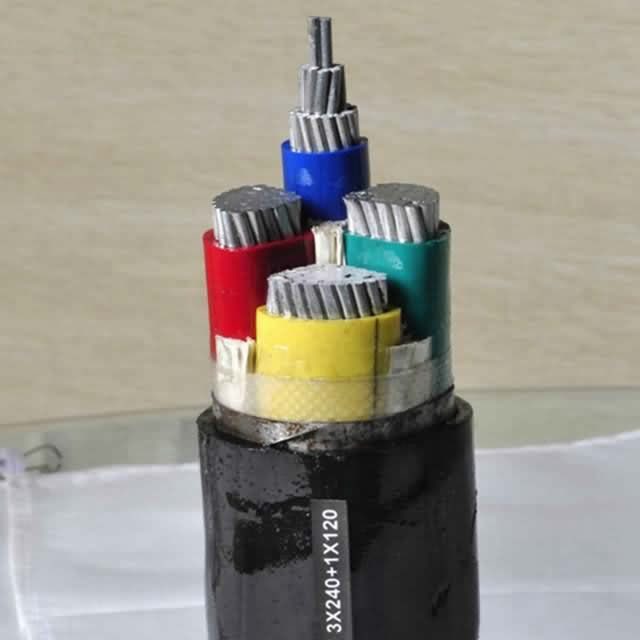  Basse tension kv aluminium 0.6/1Core Gaine en PVC avec isolation XLPE Câble d'alimentation