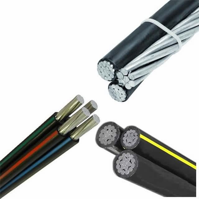  0.6/1кв питание алюминиевых проводников XLPE изоляцией верхней комплект антенны кабель, Douplex/Triple/Quadruplex службы/ДТП/ABC кабель