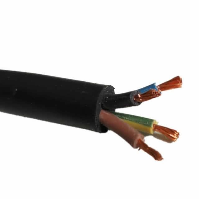  1.5mm2 2.5mm2 4mm2 6mm2 flexibles kupfernes Kabel des Gummi-H07rn-F H05rn-F