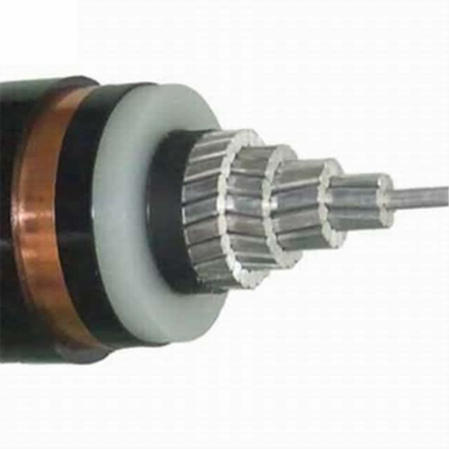  10kv Single Core o tres núcleos aislados de XLPE Cinta de acero blindado el cable de alimentación de aluminio