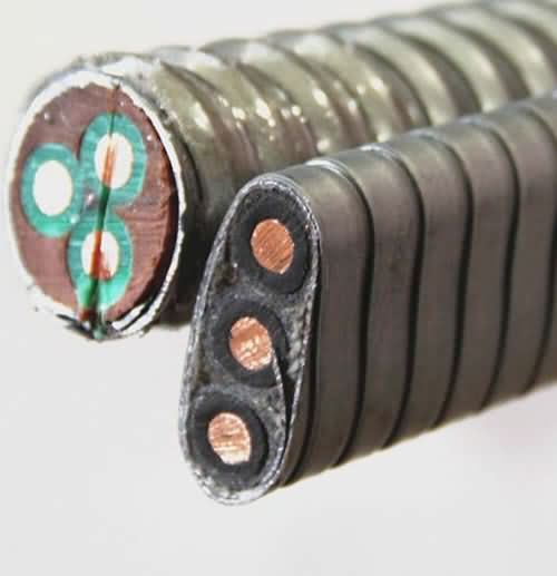  10 mm2, Epr sumergible de aislamiento de la bomba de aceite de la cinta de acero blindado Cable Esp