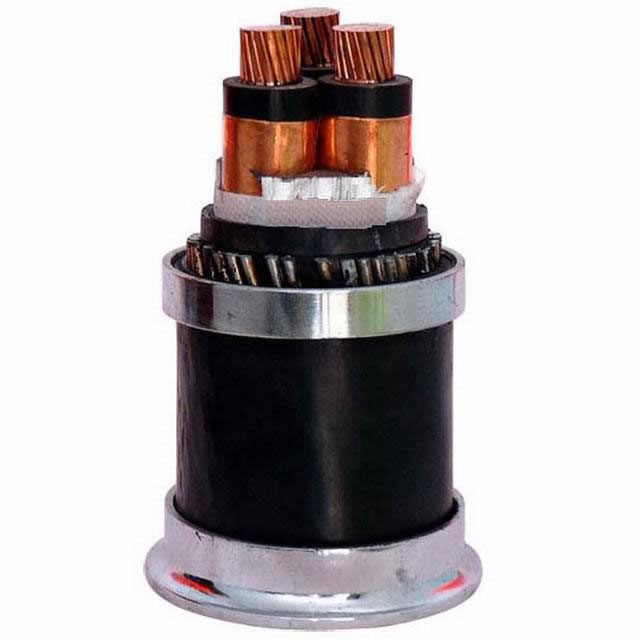  150mm2 kupfernes XLPE isolierte Kurbelgehäuse-Belüftung umhülltes mittleres Spannungs-Energien-Kabel