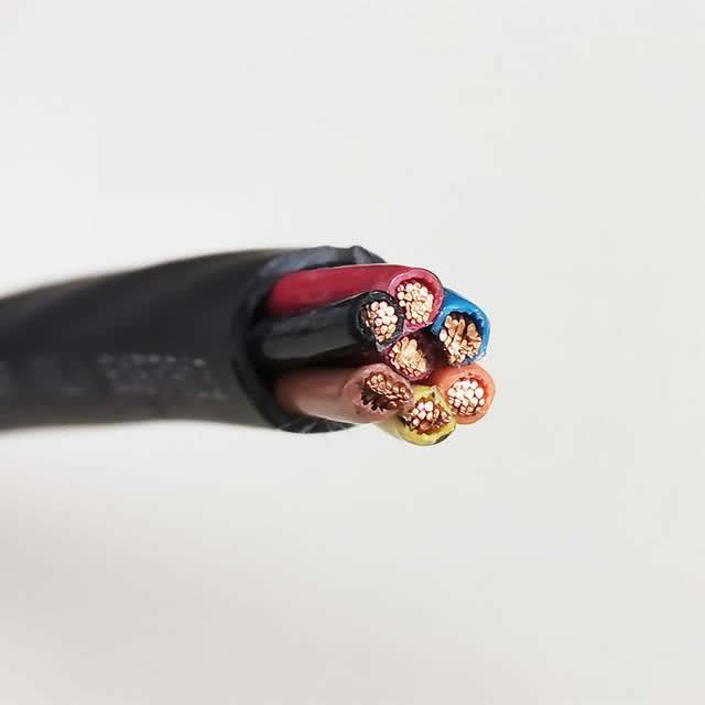  kabel van de Macht van de Kabel van de Kabel van het Dienblad van de Schede van pvc van de Kern van pvc van het Koper 2/0AWG 4core de Nylon 600V UL Vermelde