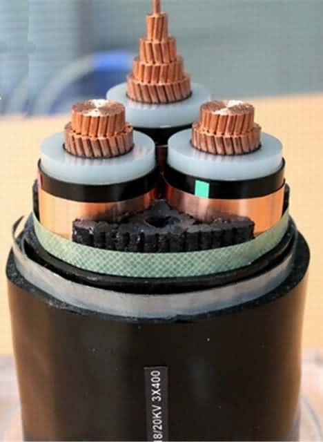  3 kern 120mm de 150mm Middelgrote Kabel van de Macht van het Koper van de Band van het Staal van het Voltage XLPE Gepantserde