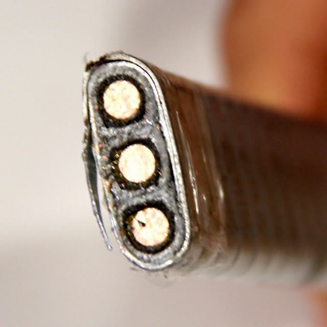  3 Основные электрические погружение масляного насоса плоская Esp кабель питания