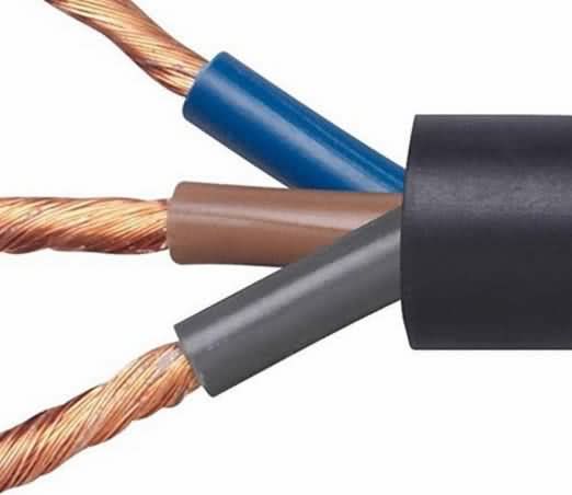  Flexible de 3 núcleos Epr NBR CPE Violeta Cable de caucho EPDM de 1,5 mm2 de 2,5 mm2 4mm2 H07RN-F H05RN-F