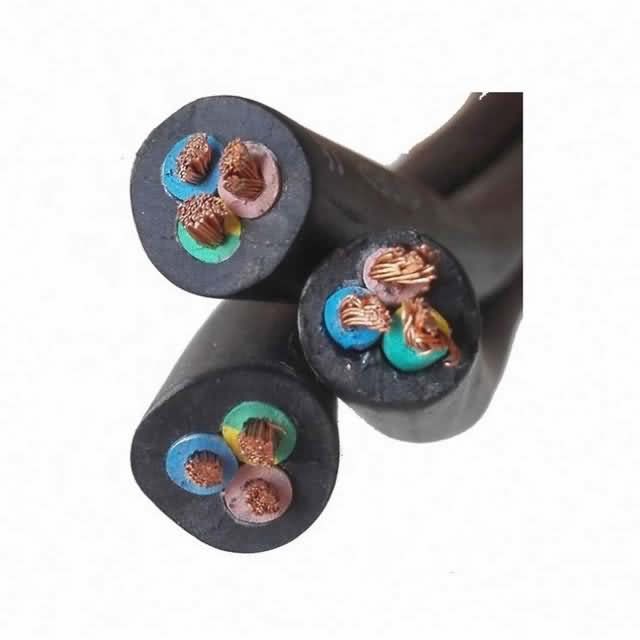 3core 10mm2 Copper Rubber Insulation and Sheath Flexible Cable H05rn-F H07rn-F