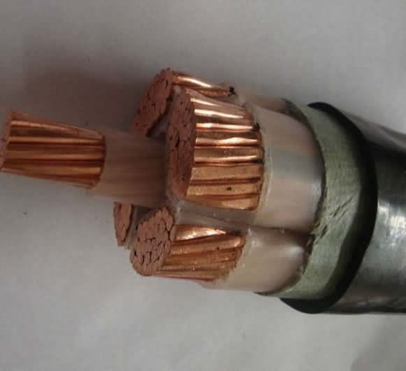  De 4 Núcleos de alambre de cobre eléctrico de cable de alimentación de baja tensión