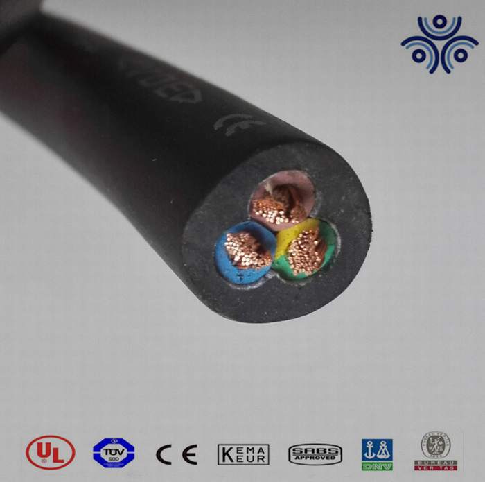 
                                 Noyaux 450/750V 4 câble d'alimentation en caoutchouc avec le meilleur prix sur le fil                            