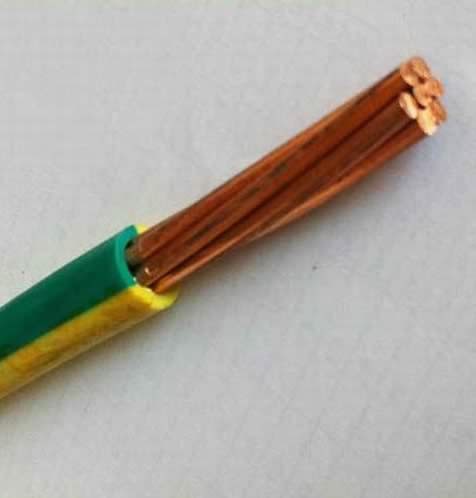  Bt 450/750V Fio eléctrico condutor de cobre de núcleo único com isolamento de PVC Venda Quente
