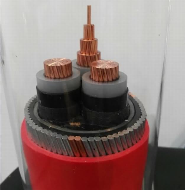  6.6Kv 11kv 22kv 33kv (Aluminio) conductores de cobre con aislamiento XLPE Cable de media tensión