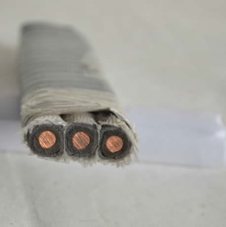 Estándar de AWG Conductor de cobre de caucho flexible Cable sumergible eléctrica