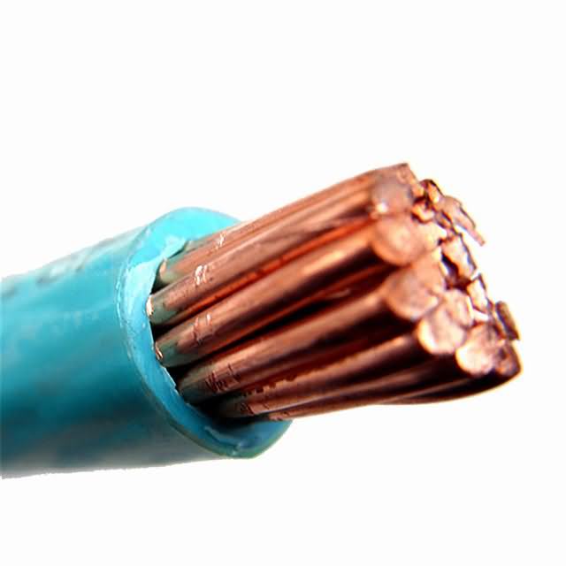  заводская цена 1/0 AWG Thhn электрического кабеля медного провода