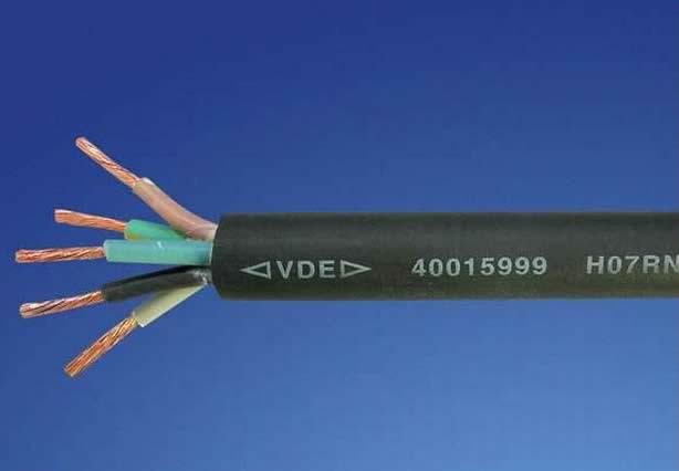  General Cable flexible de caucho Epr aislamiento funda CPE H07RN-F