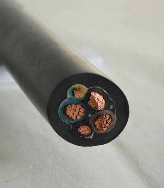  H05rnh2-F flacher Gummi umhülltes Kabel für dekorative Beleuchtung