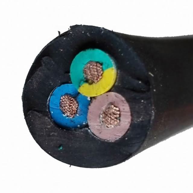 
                                 H07rn-F effektiver Parallelwiderstand isolierte das Neopren-Hüllen-flexible Gummikabel, das im Gebäude-Kabel verwendet wurde                            