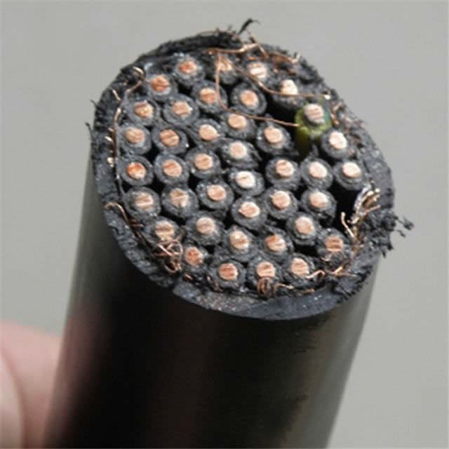  Venta caliente de 1,0 mm2 de 1,5 mm2 de 2,5 mm2 aislamiento de PVC Conductor de cobre sólido Cable de control de la funda de PVC