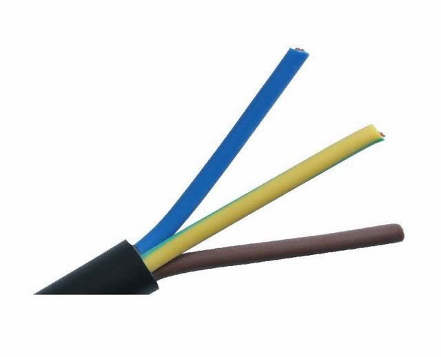 IEC Standard Class 5 Copper Conductor Rubber Insulation H07rn-F Cable 450/750V Cable