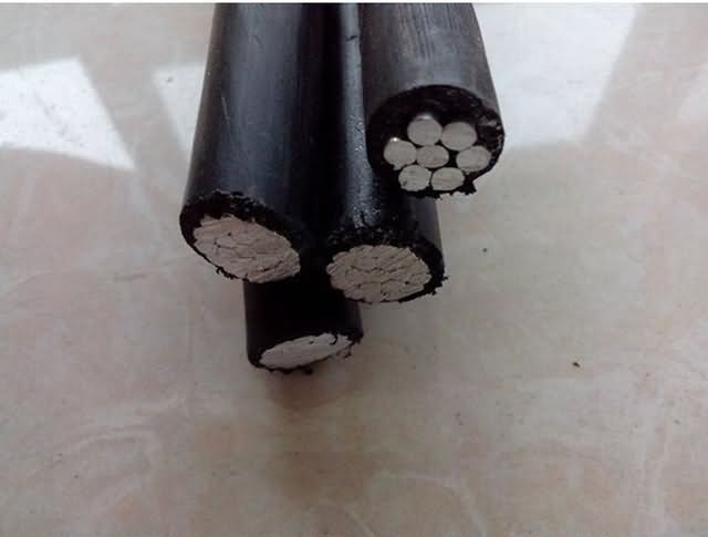 LV Aerial Bundled Conductor 0.6/1kv 3X70/54.6mm2 XLPE Insulation NFA2X Cable with NFC 33-209
