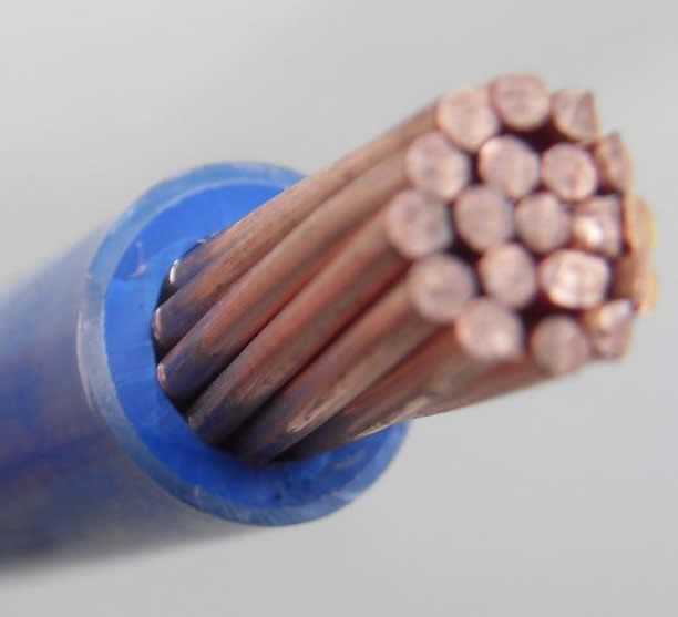  Conductor de cobre de baja tensión del cable Thhn Funda de nylon