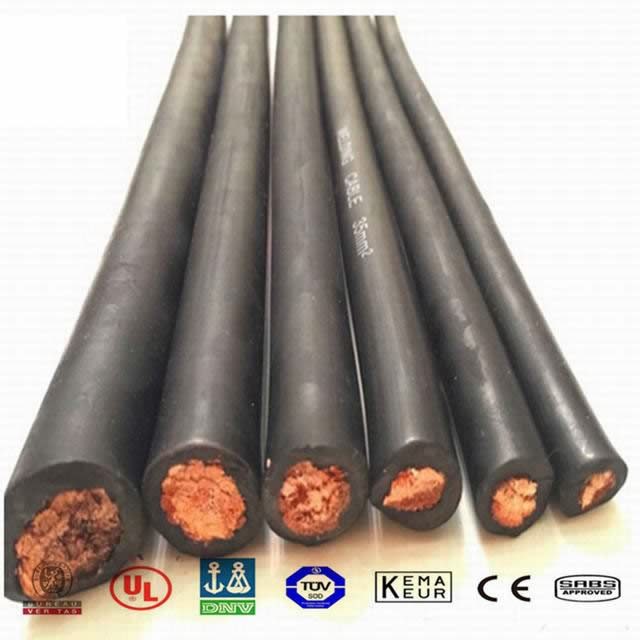 
                                 Cable eléctrico de baja tensión de 50mm2 de 70mm2/caucho EPDM/aislamiento de PVC flexible Cable de soldadura de cobre                            