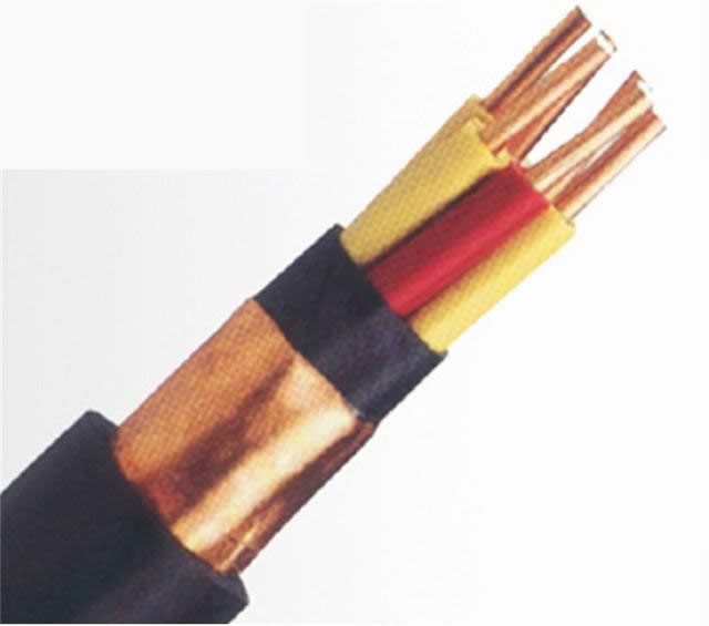  Tension faible isolation PVC multiconducteur Ruban de cuivre de blindage du câble de commande de gaine en PVC