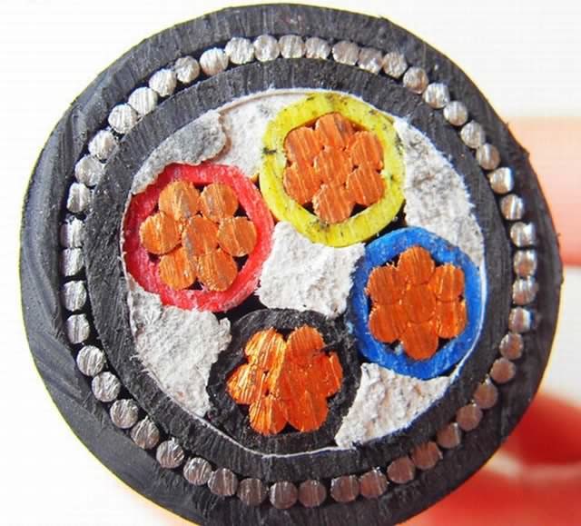 Low Voltage XLPE Insulated Steel Wire Armored Electric Power Cable