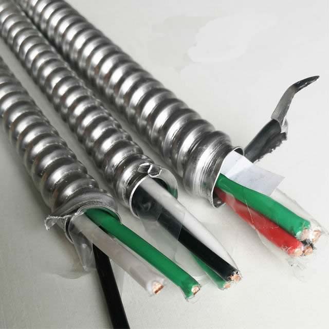 
                                 Mc Mc UL de fil câble asservi en alliage aluminium Armor 12/3Câble Câble AWG                            