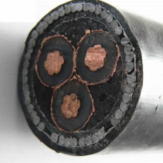 Mv cuivre aluminium câble souterrain en polyéthylène réticulé
