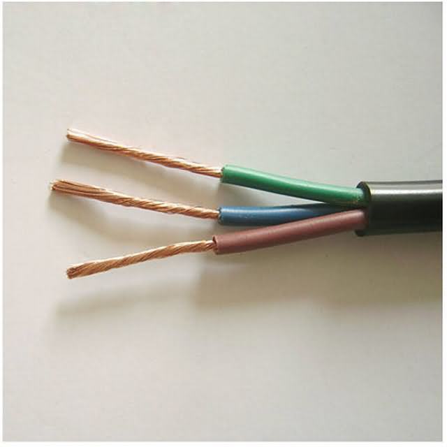  El cable eléctrico de PVC 3x4mm2 con un alto rendimiento