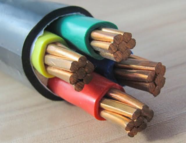  Cable de alimentación 0.6/1kv XLPE Conductor de cobre de aislamiento de cubierta de PVC para Metro