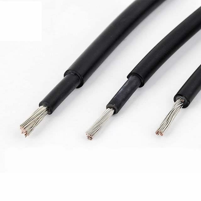  Color rojo o negro Cable PV del cable del panel solar