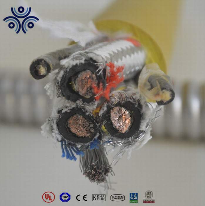 
                                 Резиновые типа61 35X3+6X2+16x1 ECC желтый кабель добычи полезных ископаемых                            