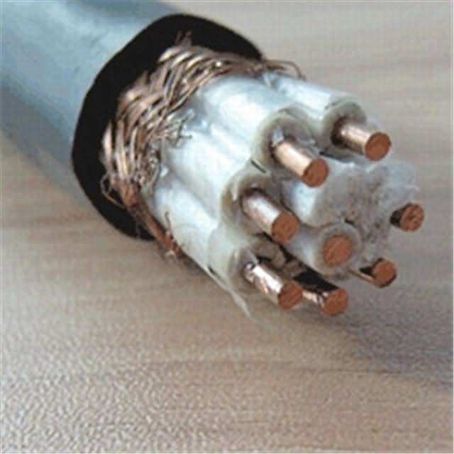 Conductor de cobre sólido de 1mm2 DE PVC del cable de mando blindado
