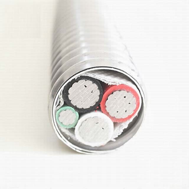  Cobre sólido PVC/nylon cinta de aluminio Cable Blindado Mc