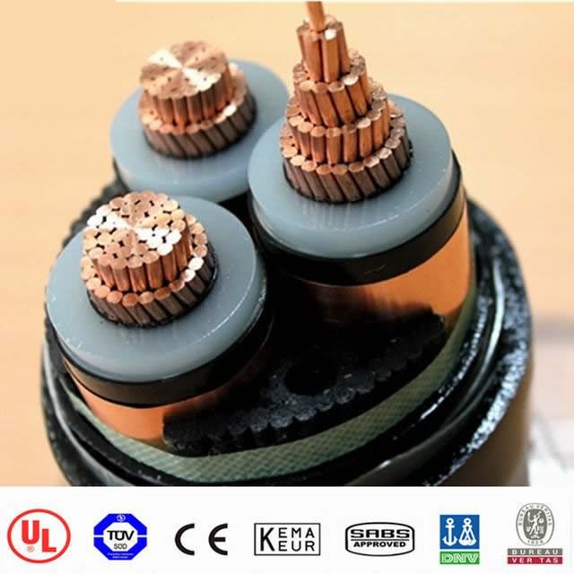  TUV/Certificación CE 11KV/22KV/33kv XLPE el cable conductor de cobre de Mv 185mm2