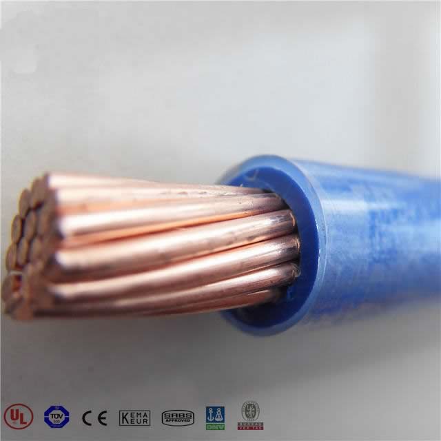  Thwn/Thhn Electric Cable de cobre de 14AWG 12AWG 10 AWG 8AWG Funda de nylon