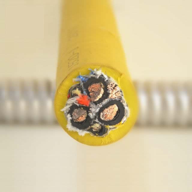  El petróleo estañado/descubierto de la chaqueta del CPE del aislante del cobre EPDM resistió el cable de transmisión portable de goma