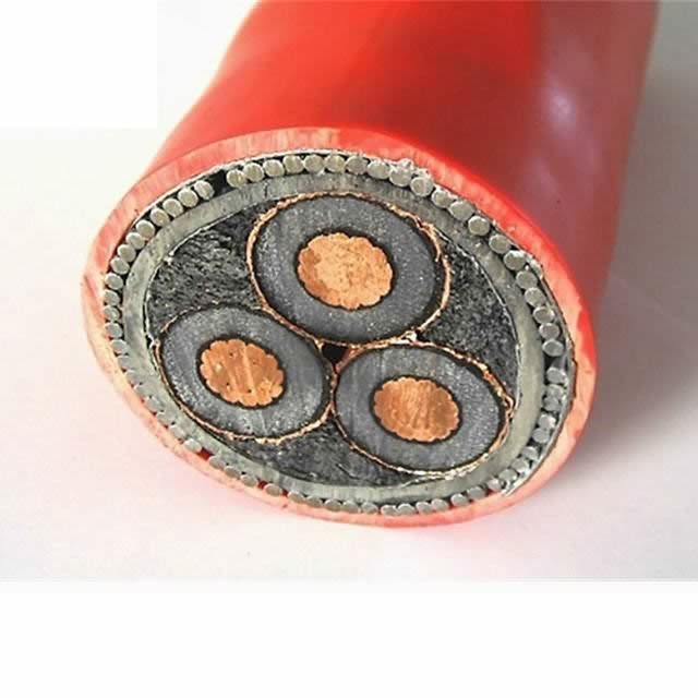  Tipo N2xsy Cable 1X 185 mm2 Cu/XLPE/CTS/PVC 18/30 (36) Kv IEC60502
