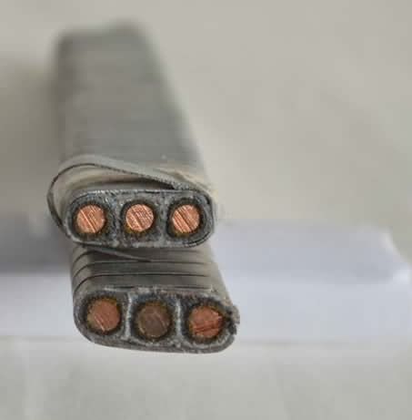  La certificación UL Conductor de cobre de EPDM aislamiento 5kv armadura plana Ronda/esp/Cable sumergible Cable de la bomba de aceite 3*10 mm2, 3*16mm2