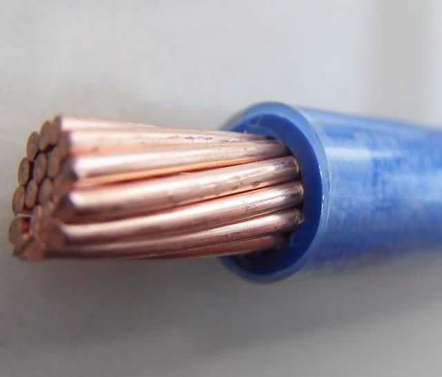  Listado UL 600 V, Conductor de cobre aislados con PVC, campera de Nylon Cable Thhn