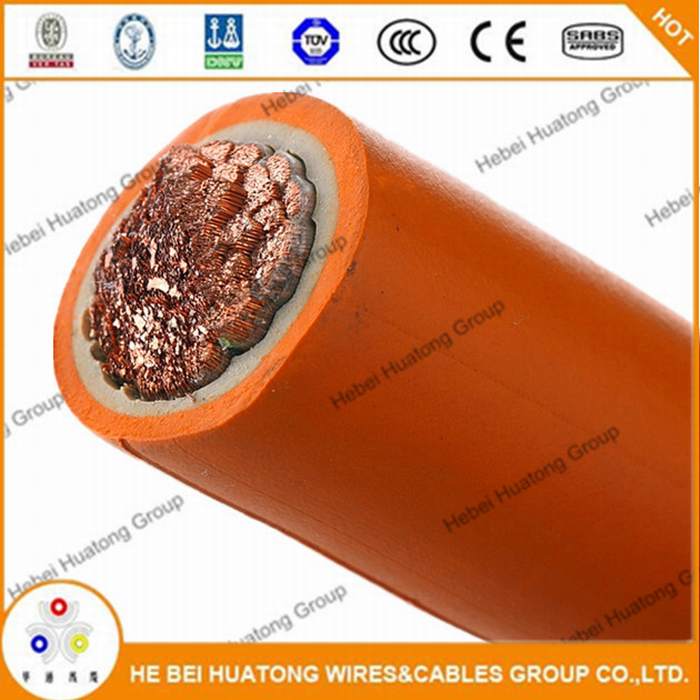 UL Standard High Quality 4/0AWG Rubber Insulated Welding Electric Cable