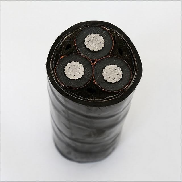 
                                 URD-Kabel, 35 kv, Aluminium-/Al-Leiter, XLPE-Isolierung, PVC, Ummantelt, Netzkabel 3X95mm2/Aluminiumkabel                            