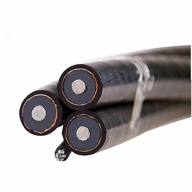  Spannung 6.35/11 (12) KV Triplex/einzelnes Coreunarmoured Aluminiumleiter-Kabel 50/70sqmm