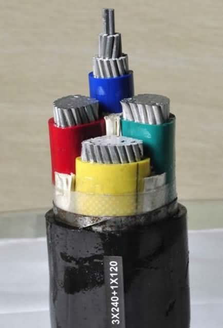  Aislamiento XLPE 1-5 Core de bajo voltaje cable de alimentación