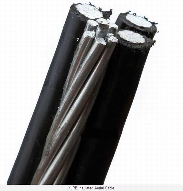  Изолированный XLPE алюминиевых проводников накладных расходов в комплекте антенны кабели - Кабель ABC
