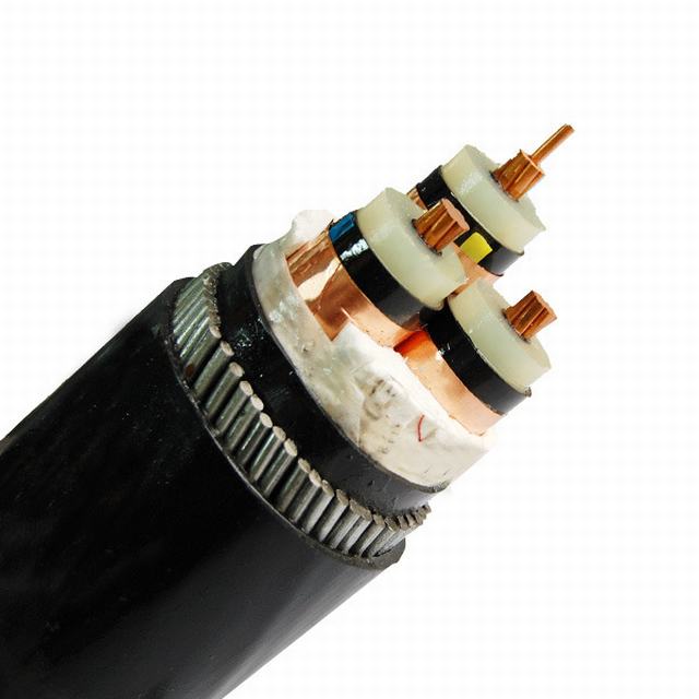  15kv XLPE de media tensión del cable de alimentación blindados aislamiento