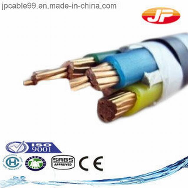  300/500V Conductor de cobre del cable de alimentación aislado XLPE